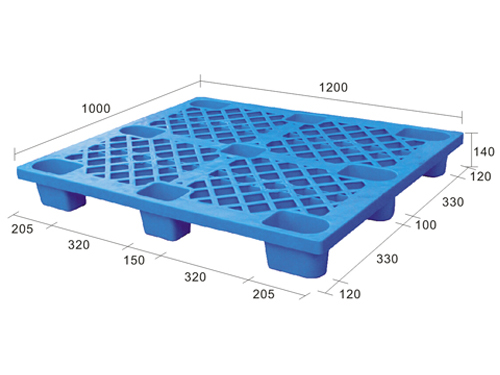 1210網(wǎng)格輕型塑料托盤(pán)